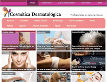 Tablet Screenshot of cosmeticadermatologica.com